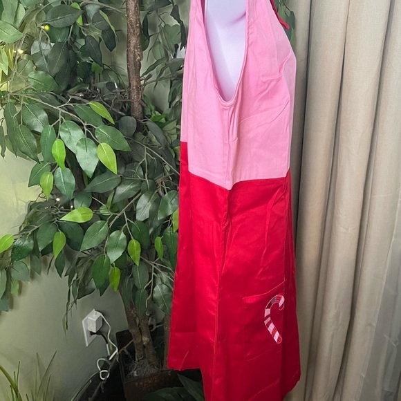 Unique Vintage X Smack Parlour Retro Christmas Candy Cane Dress Size 1x/NWT 16 - Picture 7 of 11